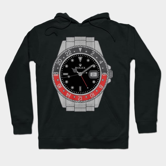 Watches Hoodie by hamaka